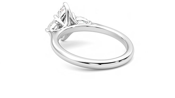 Taylor & Hart Affinity Marquise Engagement Ring 360 degree image 17