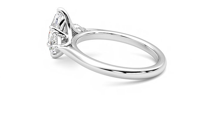 Taylor & Hart Affinity Marquise Engagement Ring 360 degree image 19