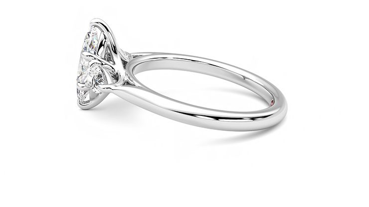 Taylor & Hart Affinity Marquise Engagement Ring 360 degree image 20