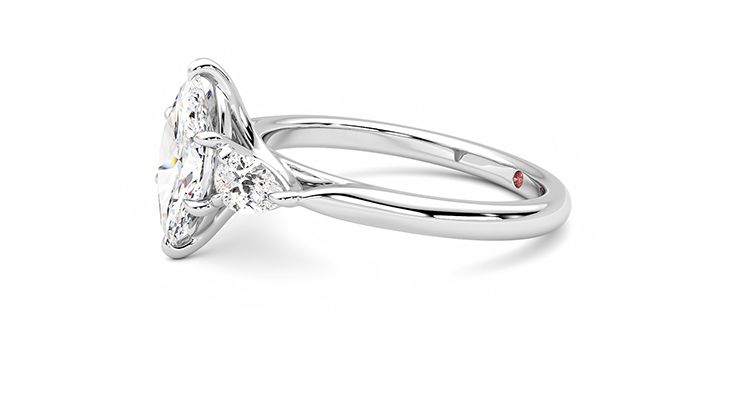 Taylor & Hart Affinity Marquise Engagement Ring 360 degree image 22