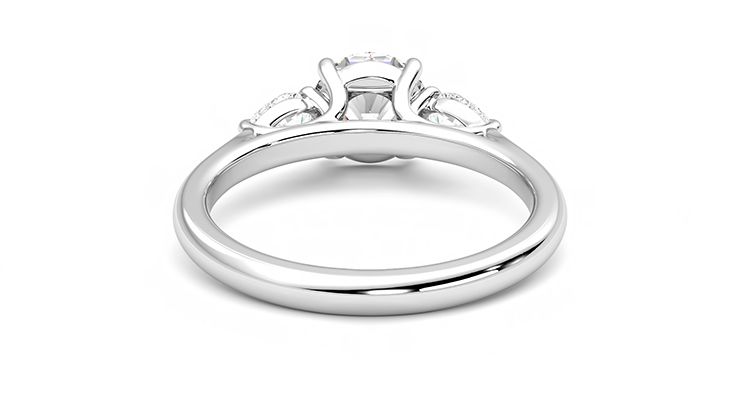 Taylor & Hart Affinity Round Engagement Ring 360 degree image 15