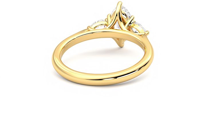 Taylor & Hart Affinity Marquise Engagement Ring 360 degree image 14