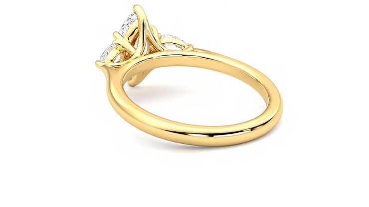 Taylor & Hart Affinity Marquise Engagement Ring 360 degree image 17