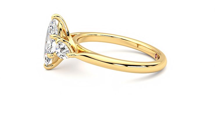 Taylor & Hart Affinity Marquise Engagement Ring 360 degree image 21