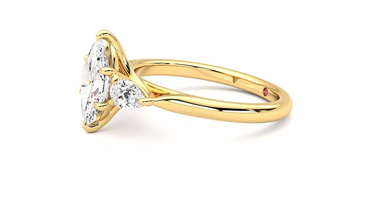 Taylor & Hart Affinity Marquise Engagement Ring 360 degree image 22