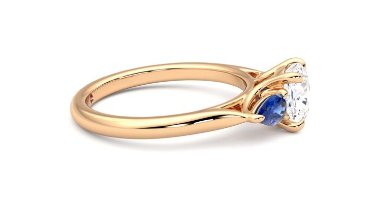 Taylor & Hart Affinity Cushion Engagement Ring 360 degree image 9