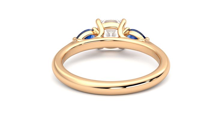 Taylor & Hart Affinity Cushion Engagement Ring 360 degree image 15