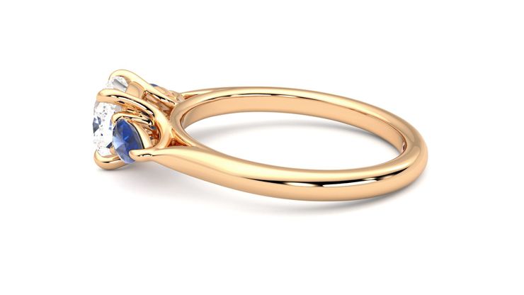 Taylor & Hart Affinity Cushion Engagement Ring 360 degree image 20