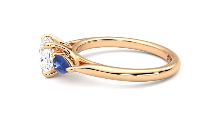 Taylor & Hart Affinity Cushion Engagement Ring 360 degree image 21