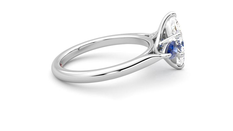 Taylor & Hart Affinity Marquise Engagement Ring 360 degree image 10
