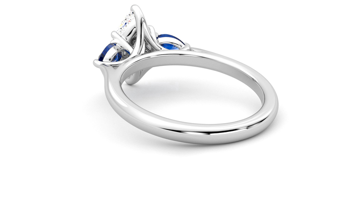 Taylor & Hart Affinity Marquise Engagement Ring 360 degree image 17