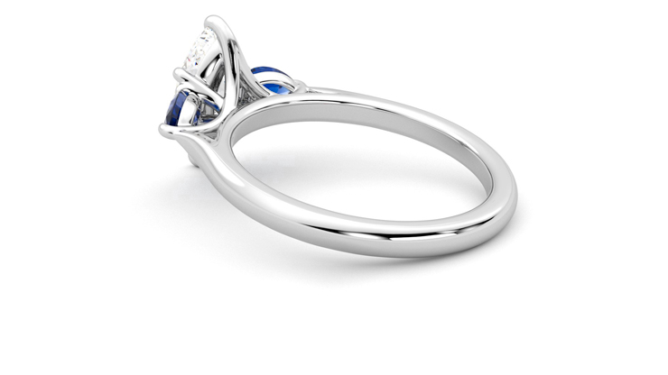 Taylor & Hart Affinity Marquise Engagement Ring 360 degree image 18