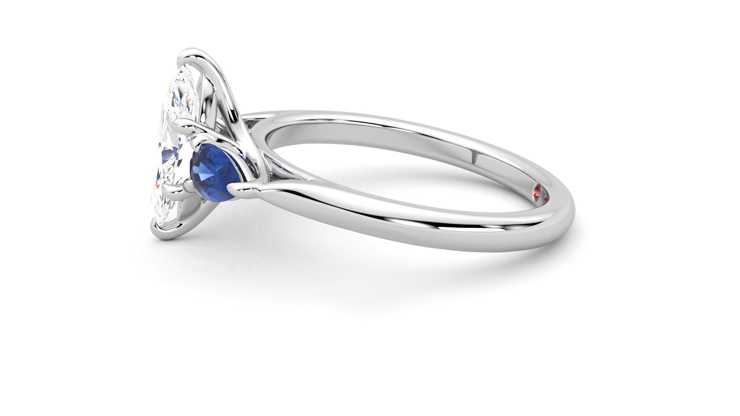Taylor & Hart Affinity Marquise Engagement Ring 360 degree image 21