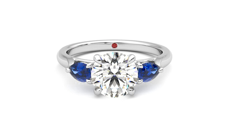 Taylor & Hart Affinity Round Engagement Ring 360 detail 01