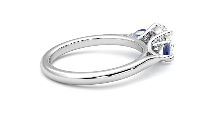 Taylor & Hart Affinity Round Engagement Ring 360 degree image 11