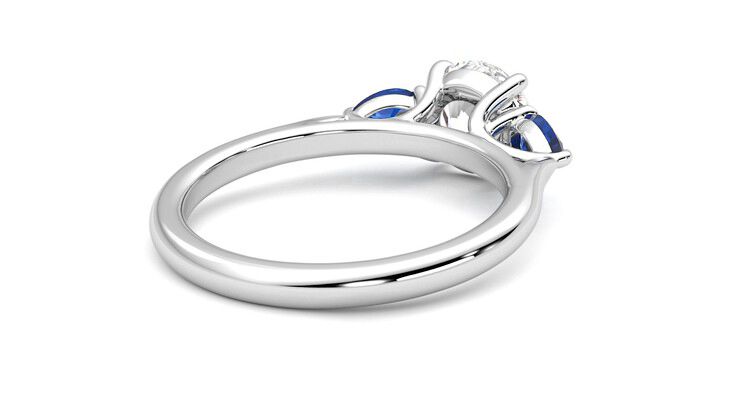 Taylor & Hart Affinity Round Engagement Ring 360 degree image 13