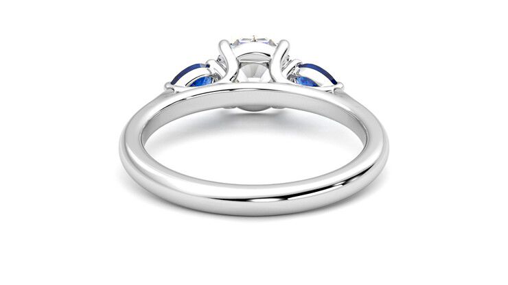 Taylor & Hart Affinity Round Engagement Ring 360 degree image 15