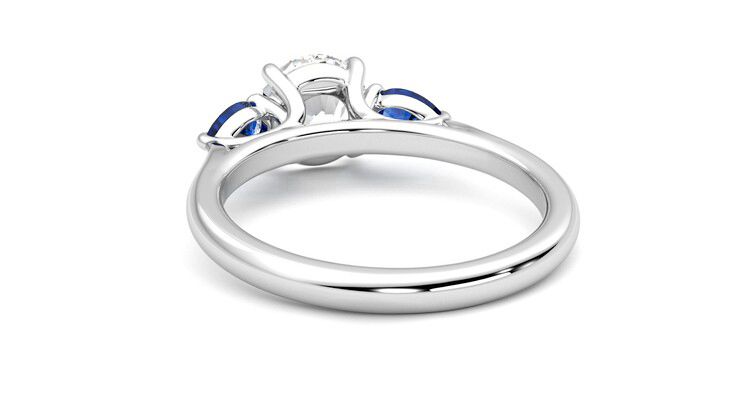 Taylor & Hart Affinity Round Engagement Ring 360 degree image 16