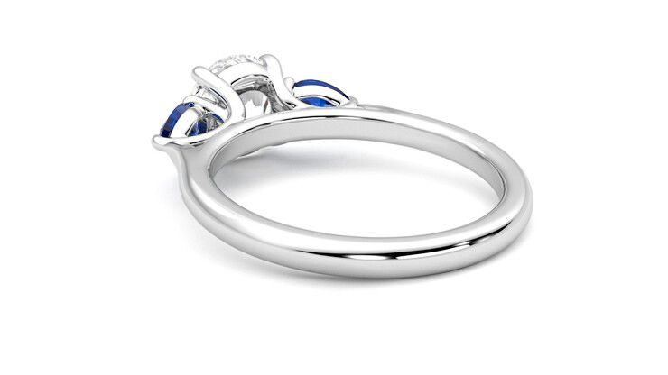Taylor & Hart Affinity Round Engagement Ring 360 degree image 17