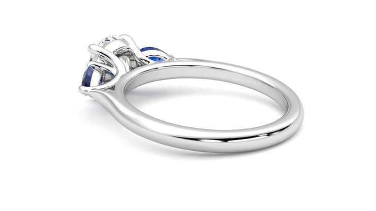 Taylor & Hart Affinity Round Engagement Ring 360 degree image 18