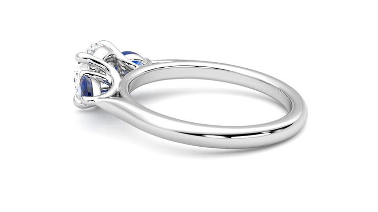 Taylor & Hart Affinity Round Engagement Ring 360 degree image 19