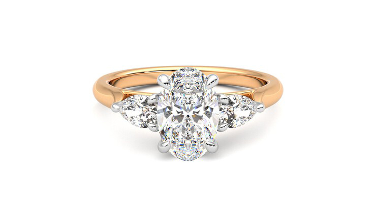 Taylor & Hart Affinity Oval Engagement Ring 360 detail 01