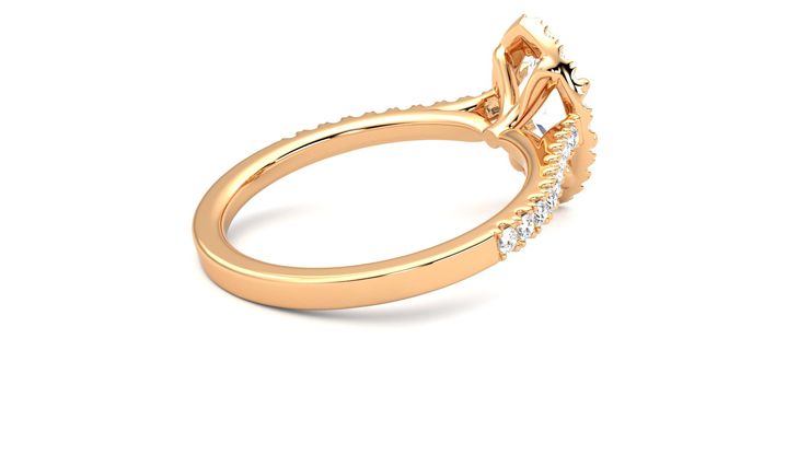 Taylor & Hart Allure Marquise Engagement Ring 360 degree image 12