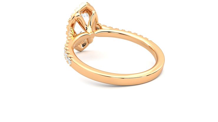 Taylor & Hart Allure Marquise Engagement Ring 360 degree image 17