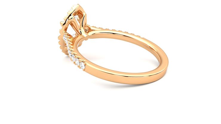 Taylor & Hart Allure Marquise Engagement Ring 360 degree image 18