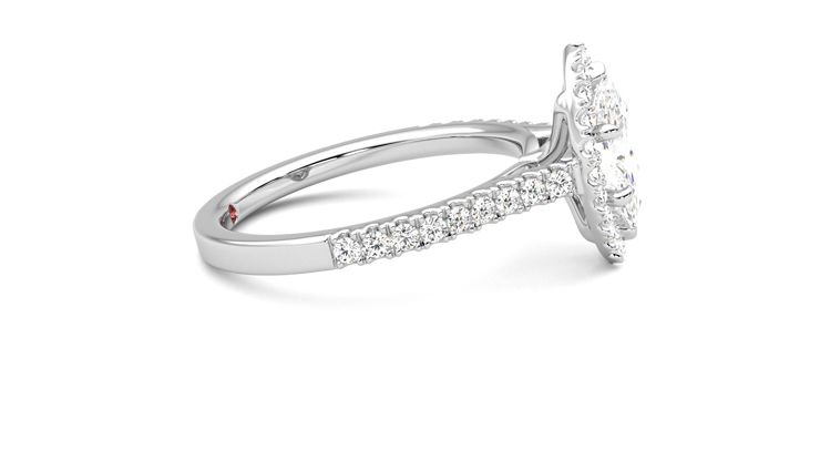 Taylor & Hart Allure Marquise Engagement Ring 360 degree image 9