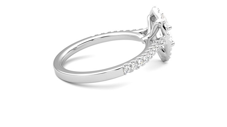 Taylor & Hart Allure Marquise Engagement Ring 360 degree image 11