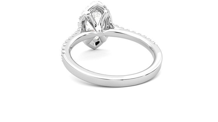 Taylor & Hart Allure Marquise Engagement Ring 360 degree image 16