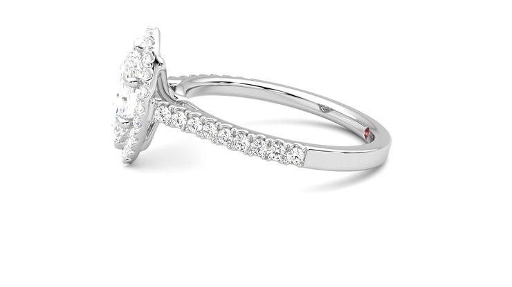 Taylor & Hart Allure Marquise Engagement Ring 360 degree image 21