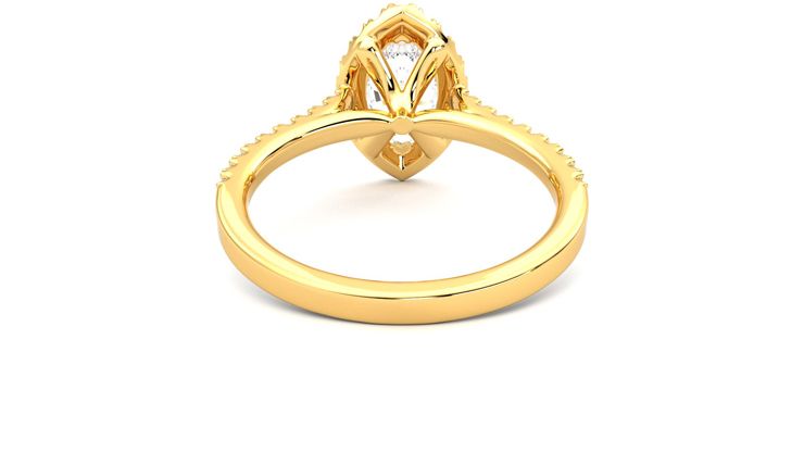 Taylor & Hart Allure Marquise Engagement Ring 360 degree image 15