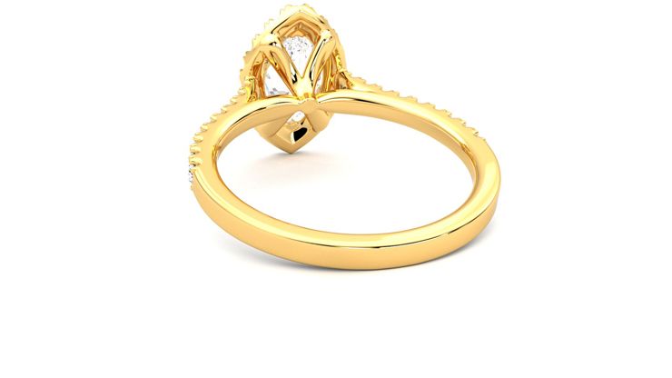 Taylor & Hart Allure Marquise Engagement Ring 360 degree image 16