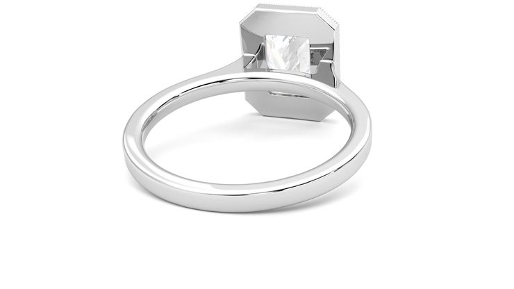 Taylor & Hart Arcadia Radiant Engagement Ring 360 degree image 14