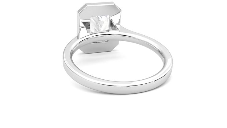Taylor & Hart Arcadia Radiant Engagement Ring 360 degree image 16