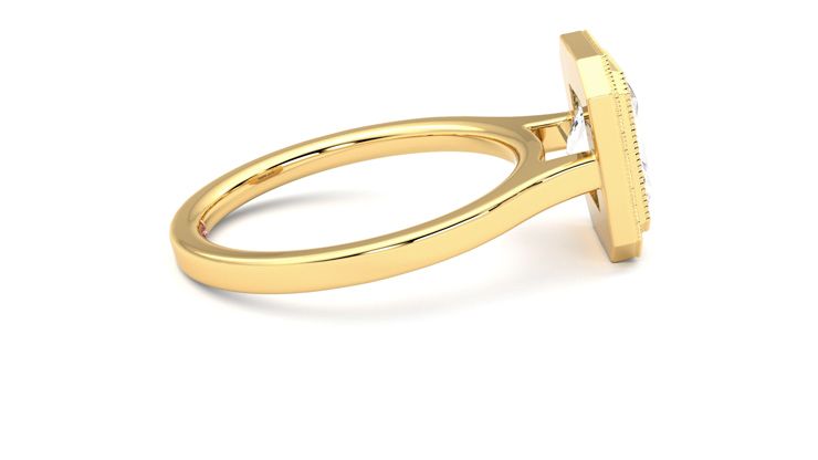 Taylor & Hart Arcadia Radiant Engagement Ring 360 degree image 10