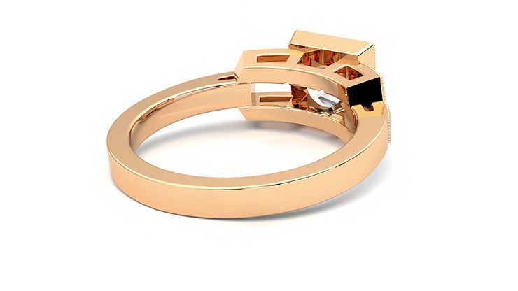 Taylor & Hart Artemis Round Engagement Ring 360 degree image 13