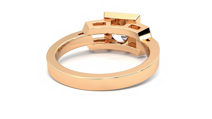 Taylor & Hart Artemis Round Engagement Ring 360 degree image 14