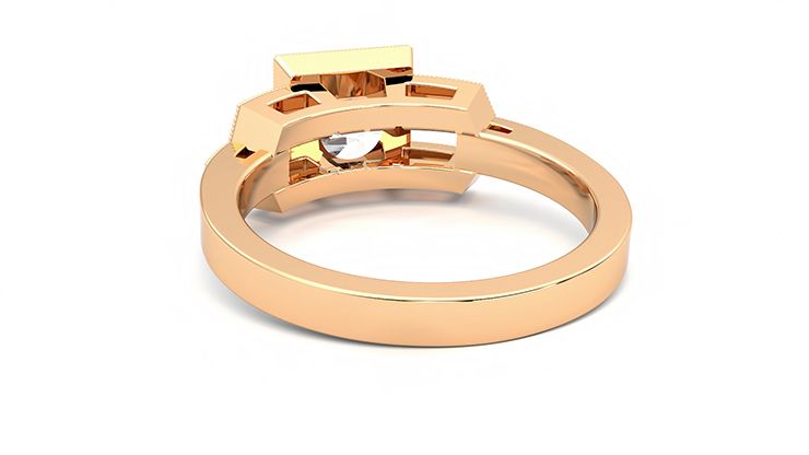 Taylor & Hart Artemis Round Engagement Ring 360 degree image 16