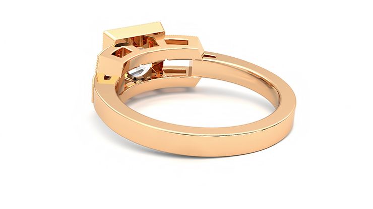 Taylor & Hart Artemis Round Engagement Ring 360 degree image 17