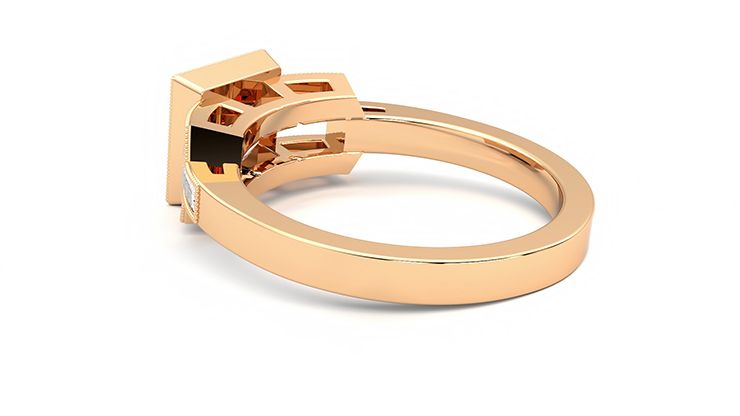 Taylor & Hart Artemis Round Engagement Ring 360 degree image 18
