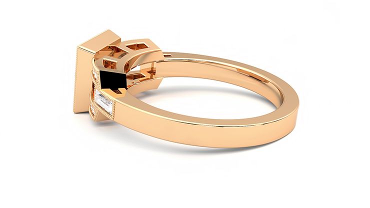 Taylor & Hart Artemis Round Engagement Ring 360 degree image 19