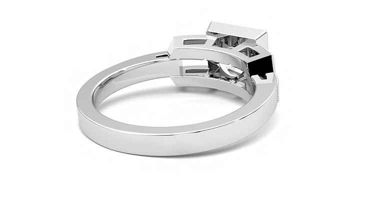 Taylor & Hart Artemis Round Engagement Ring 360 degree image 13