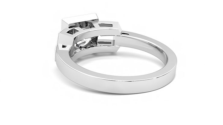 Taylor & Hart Artemis Round Engagement Ring 360 degree image 17