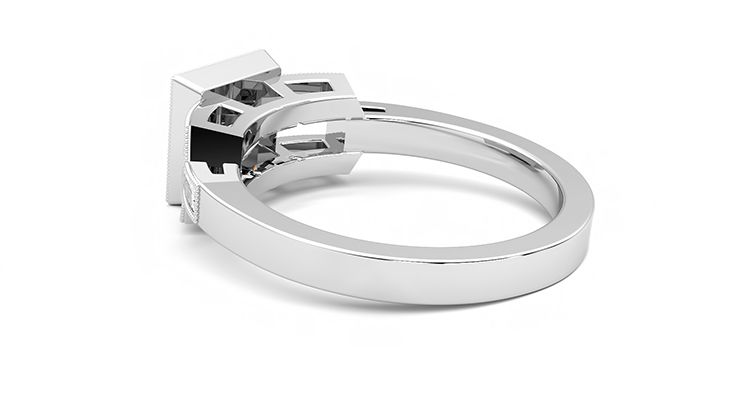 Taylor & Hart Artemis Round Engagement Ring 360 degree image 18