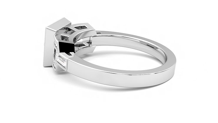 Taylor & Hart Artemis Round Engagement Ring 360 degree image 19