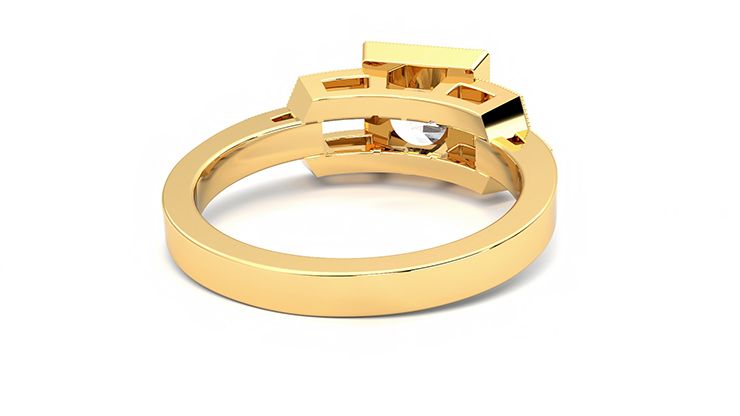 Taylor & Hart Artemis Round Engagement Ring 360 degree image 14
