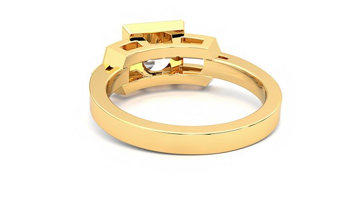 Taylor & Hart Artemis Round Engagement Ring 360 degree image 16